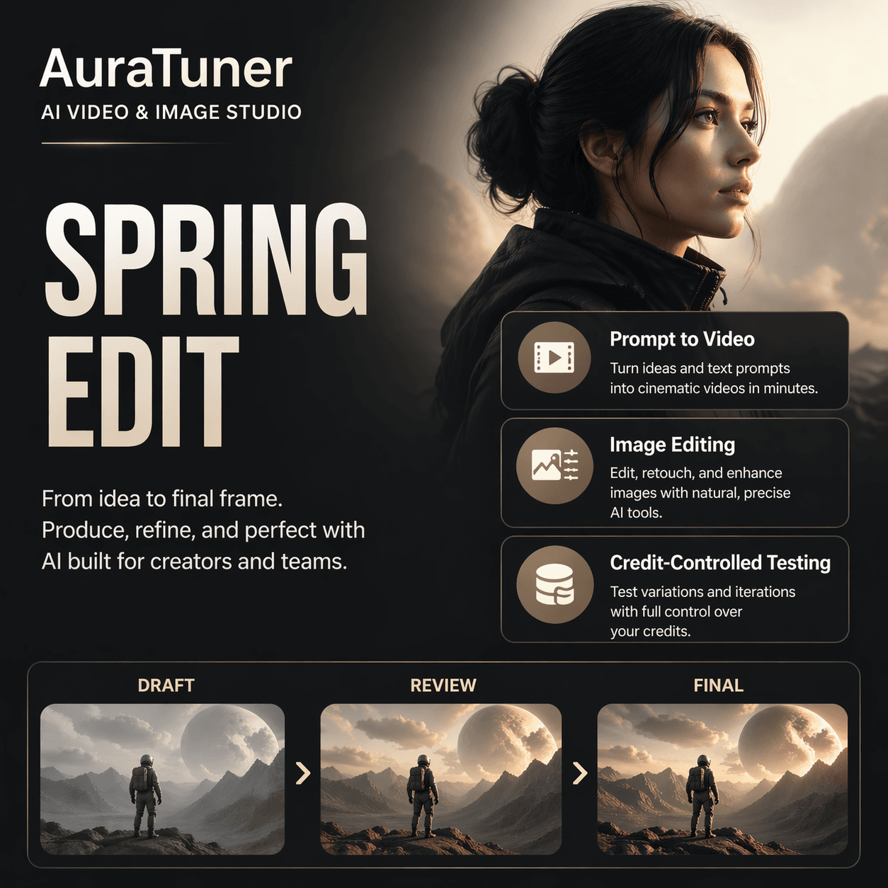 Launch poster edit result image