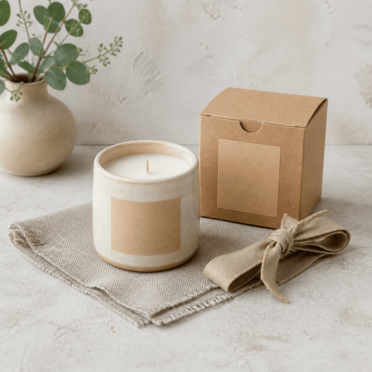 Generated handmade candle source product photo for Etsy listing photo generation.