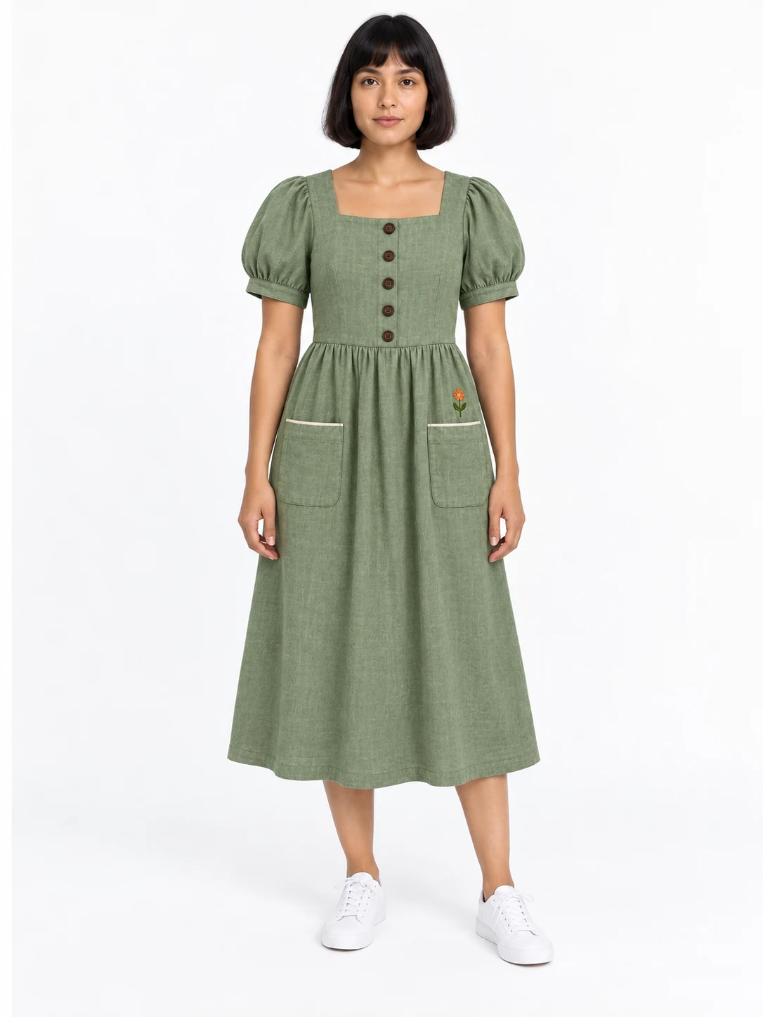 Garment product-on-model ecommerce example