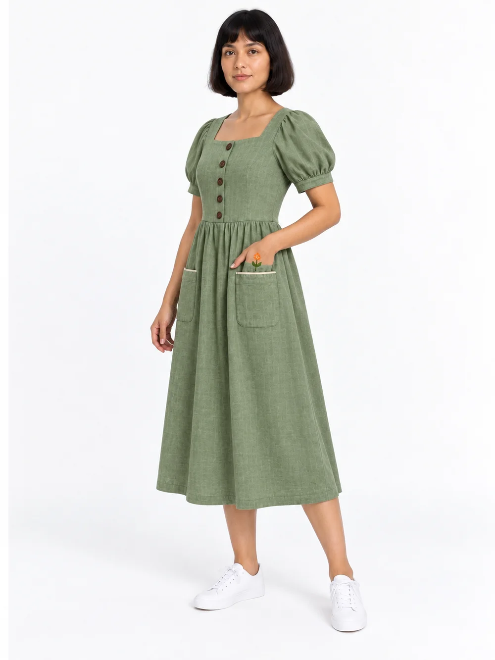 Same model and dress: Alternate stance
